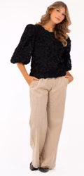 Edith blus svart