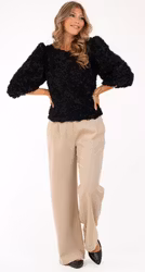 Edith blus svart