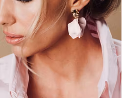 Paloma small örhänge rosa/guld