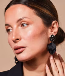Paloma örhänge svart/silver