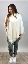 Poncho Selma taupe