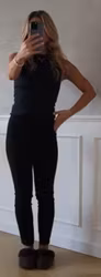 Ankel byxa svart