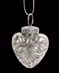 Hjärta att hänga med dekorationstopp och strass