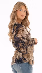 Bodhi blus Sahara sand-blå