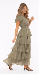 Dawn klänning grön