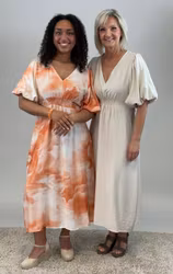 Camille klänning beige