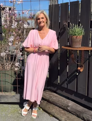 Camille klänning Rosa