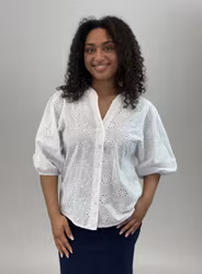 Cecilia blus vit