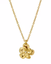 Lilly långt halsband i guld