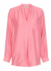 Marie lång blus i 2xXL rosa
