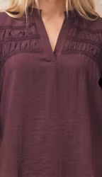 Nova blus i aubergine strl. 2xXL