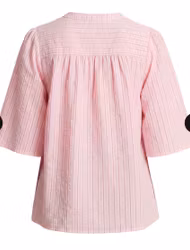 Mila blus rosa randig i strl. 2xXL