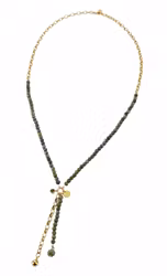 Beverly Ikon halsband grön/guld