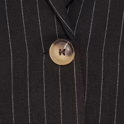 Dusk blazer svart kritstrecksrandig