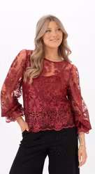 Amandine blus Ruby red
