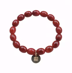Estelle resin armband rött