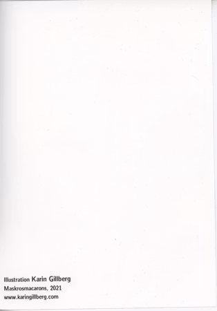 Maskrosmacaron födelsedags vykortet