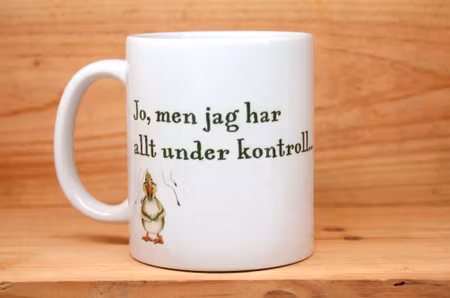 Mugg Jo, men jag har allt under kontroll..