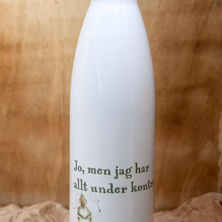 Vattenflaska Jo, men jag har allt under kontroll