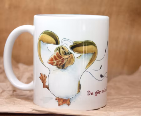 Mugg hjärtlig melonpingvin