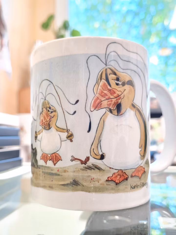 Kaffemugg som present till lärare