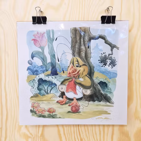 Stickande Melonpingvin
