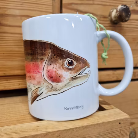 Kaffemugg med regnbågslax
