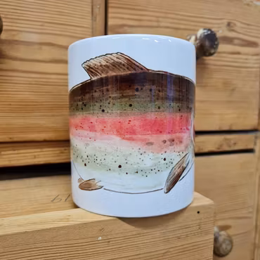 Kaffemugg med regnbågslax