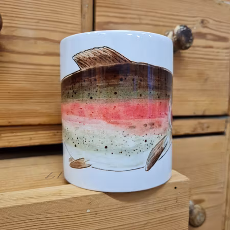 Kaffemugg med regnbågslax