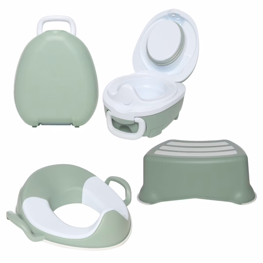 My Carry Potty potte, toiletsæde & skammel Pastelgrøn