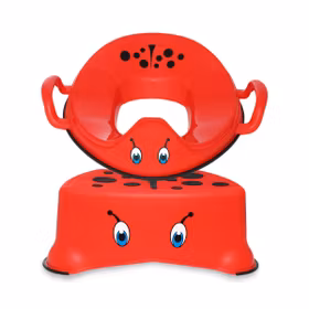 My Carry Potty Toiletsæde & Skammel til børn Mariehøne