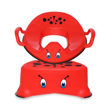 My Carry Potty Toiletsæde & Skammel til børn Mariehøne