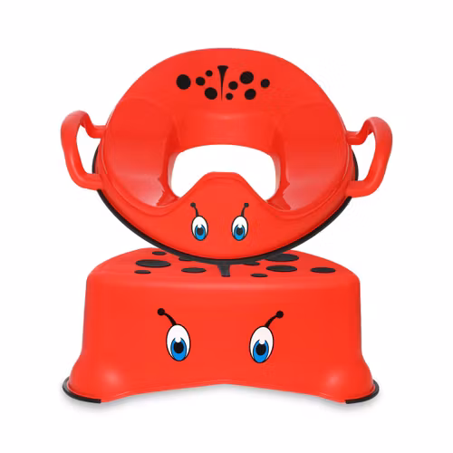 My Carry Potty Toiletsæde & Skammel til børn Mariehøne