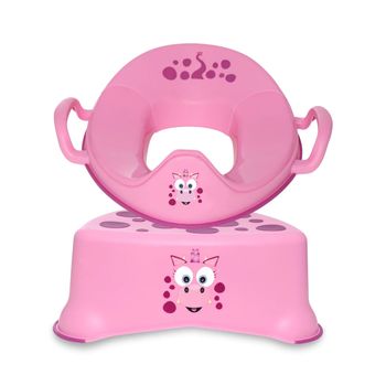 My Carry Potty Toiletsæde & Skammel til børn Pink Drage
