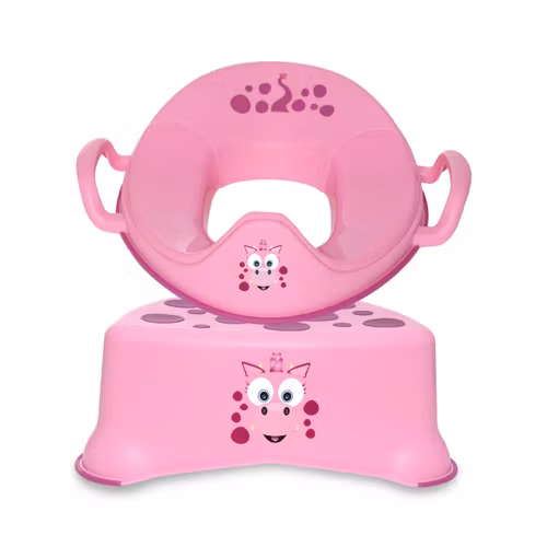 My Carry Potty Toiletsæde & Skammel til børn Pink Drage