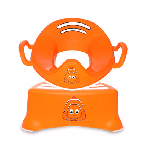 My Carry Potty Toiletsæde & Skammel til børn Klovnefisk