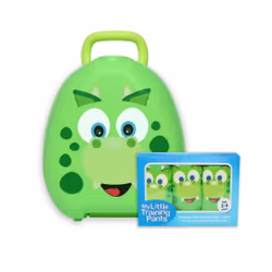 My Carry Potty potte til børn & Pottetræningsbukser - Dinosaurus