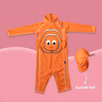 My Carry Potty UV-badetøj børn - Klovnefisk