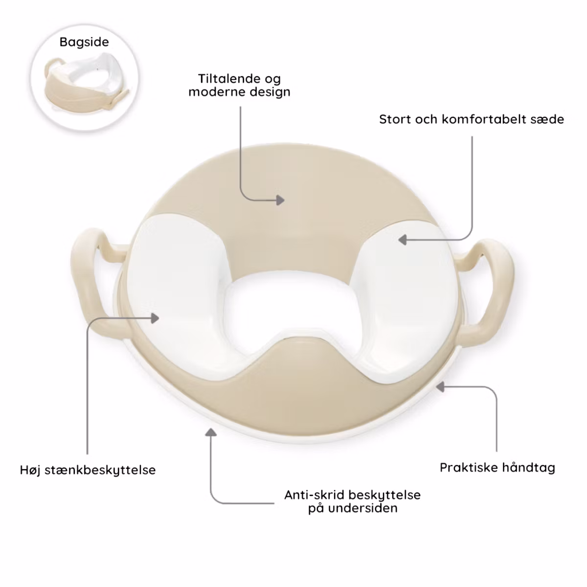 My Carry Potty Pottetræningssæt Naturlig beige
