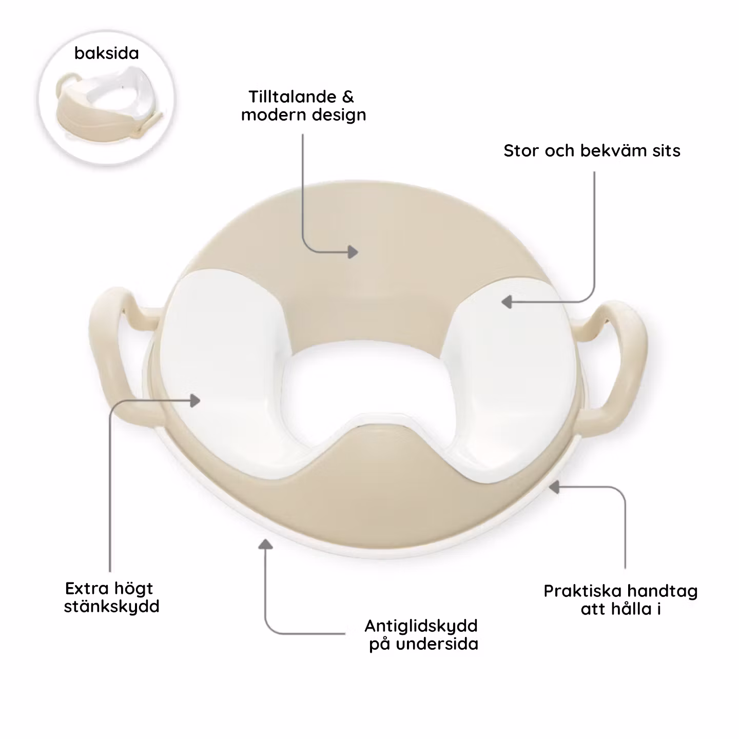 My Carry Potty Pottetræningssæt & Toilettræning Naturlig beige