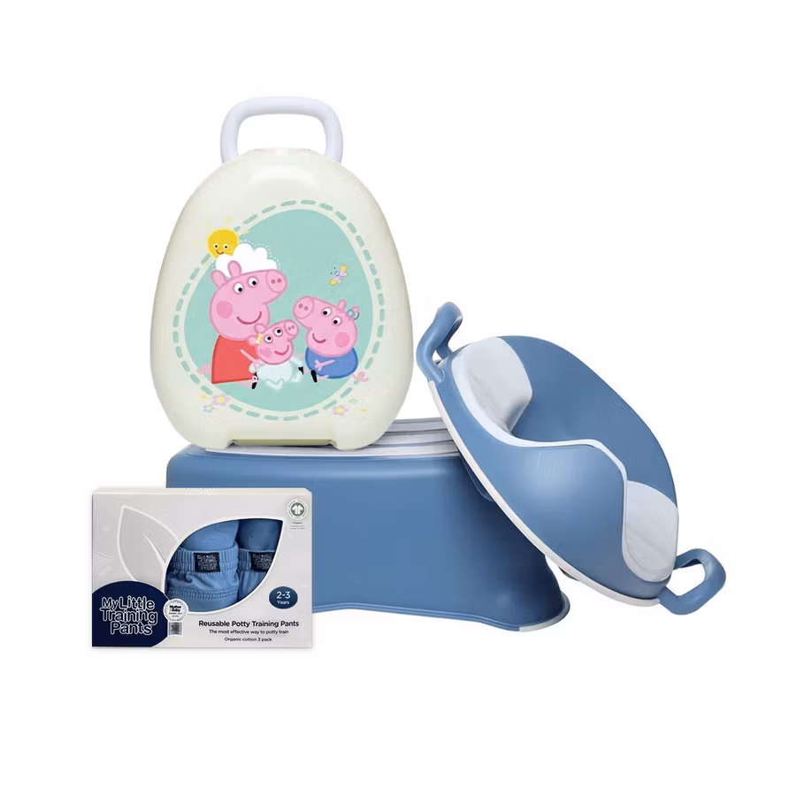 My Carry Potty Potte, Toiletsæde, Skammel, Pottetræningsbukser - Pottetræningssæt & Toilettræning til børn Gurli Gris mint