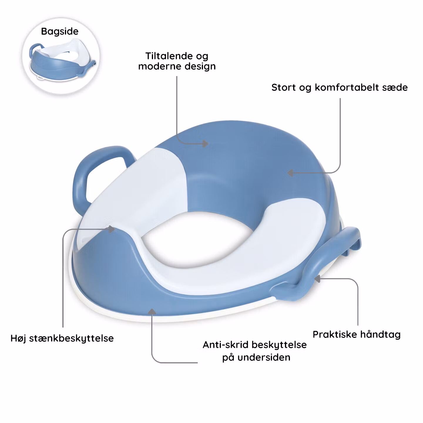 My Carry Potty Potte, Toiletsæde, Skammel, Pottetræningsbukser - Pottetræningssæt & Toilettræning til børn Gurli Gris mint