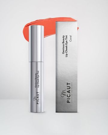 M Picaut Genious Beauty Lip Cheek Eye Tint Coral