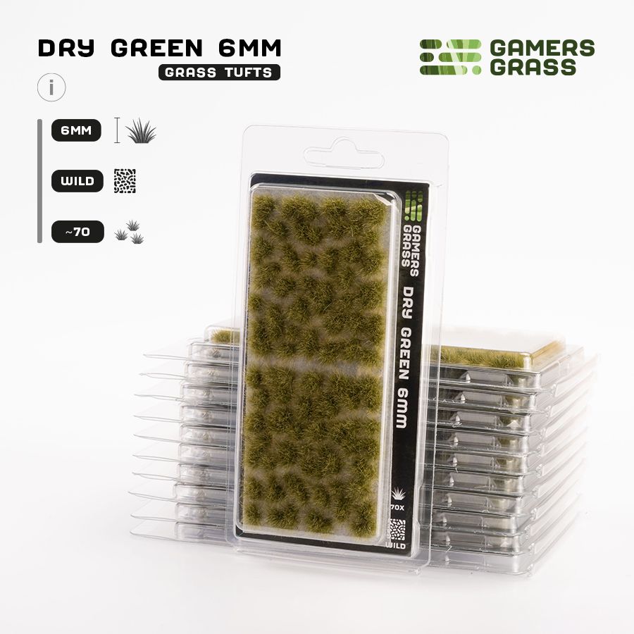 Dry Green 6mm - wild