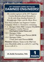Bulge: Americans Command Cards (61x Cards) - FW270C