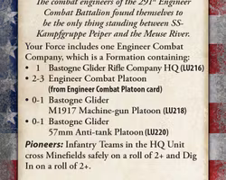 Bulge: Americans Command Cards (61x Cards) - FW270C
