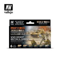 WWII Desert British & German Armour & Infantry - 70.208
