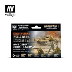 WWII Desert British & German Armour & Infantry - 70.208