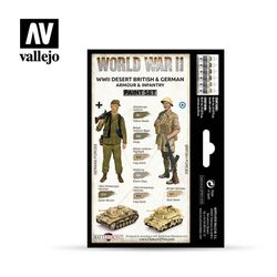 WWII Desert British & German Armour & Infantry - 70.208