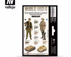 WWII Desert British & German Armour & Infantry - 70.208